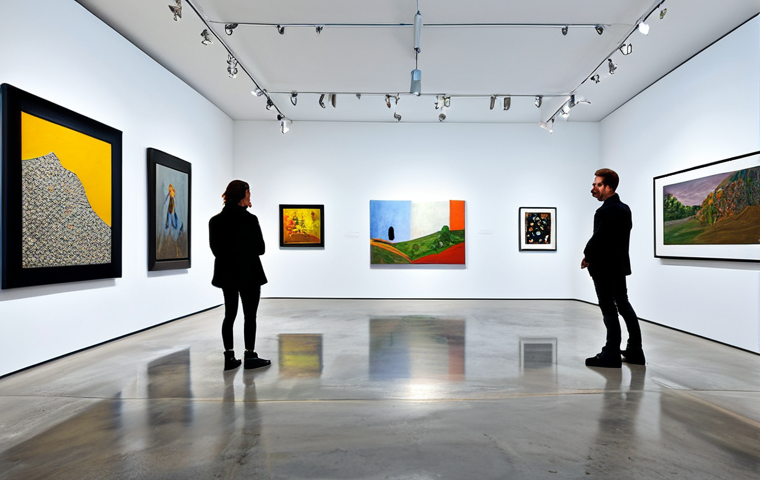 미술문화기획사의 국제적 인증 취득 과정 - Modern Art Gallery Interior**

"A brightly lit, modern art gallery interior featuring diverse artwor...