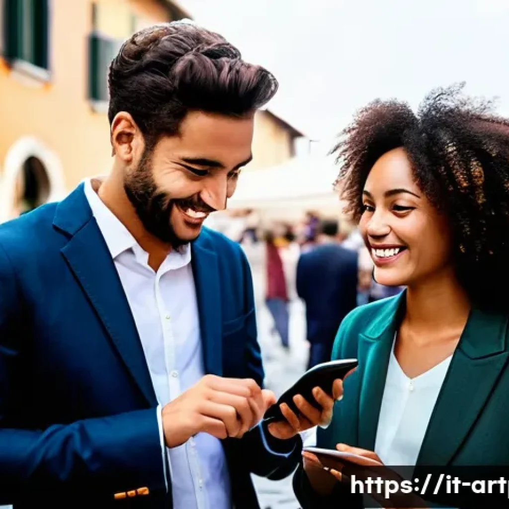 미술문화기획사의 주요 고객 만족도 분석 - **Prompt:** "A vibrant Italian jazz festival happening in a picturesque small town piazza during a w...