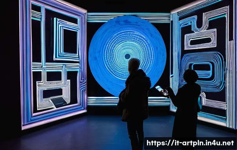 미술문화기획사의 전시회 성과 평가 방법 - **Prompt 1: A Vibrant Interactive Art Exhibition in Milan**
    A bustling, modern art gallery in Mi...