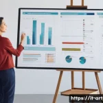 Home 20 미술문화기획사의 예산 관리 방법 - **Prompt 1: Balancing Artistic Vision and Financial Strategy**
A dynamic, eye-level shot capturi...