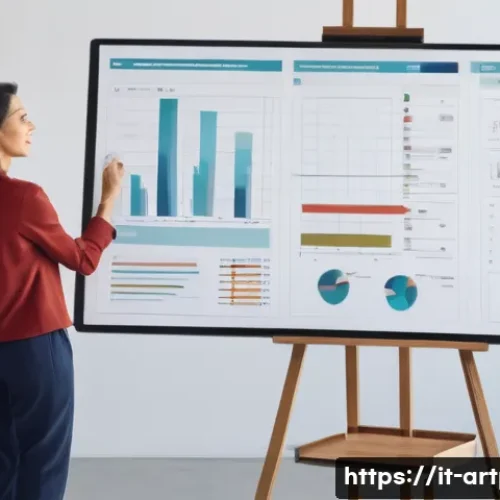 Home 32 미술문화기획사의 예산 관리 방법 - **Prompt 1: Balancing Artistic Vision and Financial Strategy**
A dynamic, eye-level shot capturi...