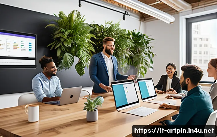 미술문화기획사의 실무에서 자주 발생하는 문제 해결법 - A modern cultural organization&rsquo;s collaborative workspace featuring a diverse team of professionals e...